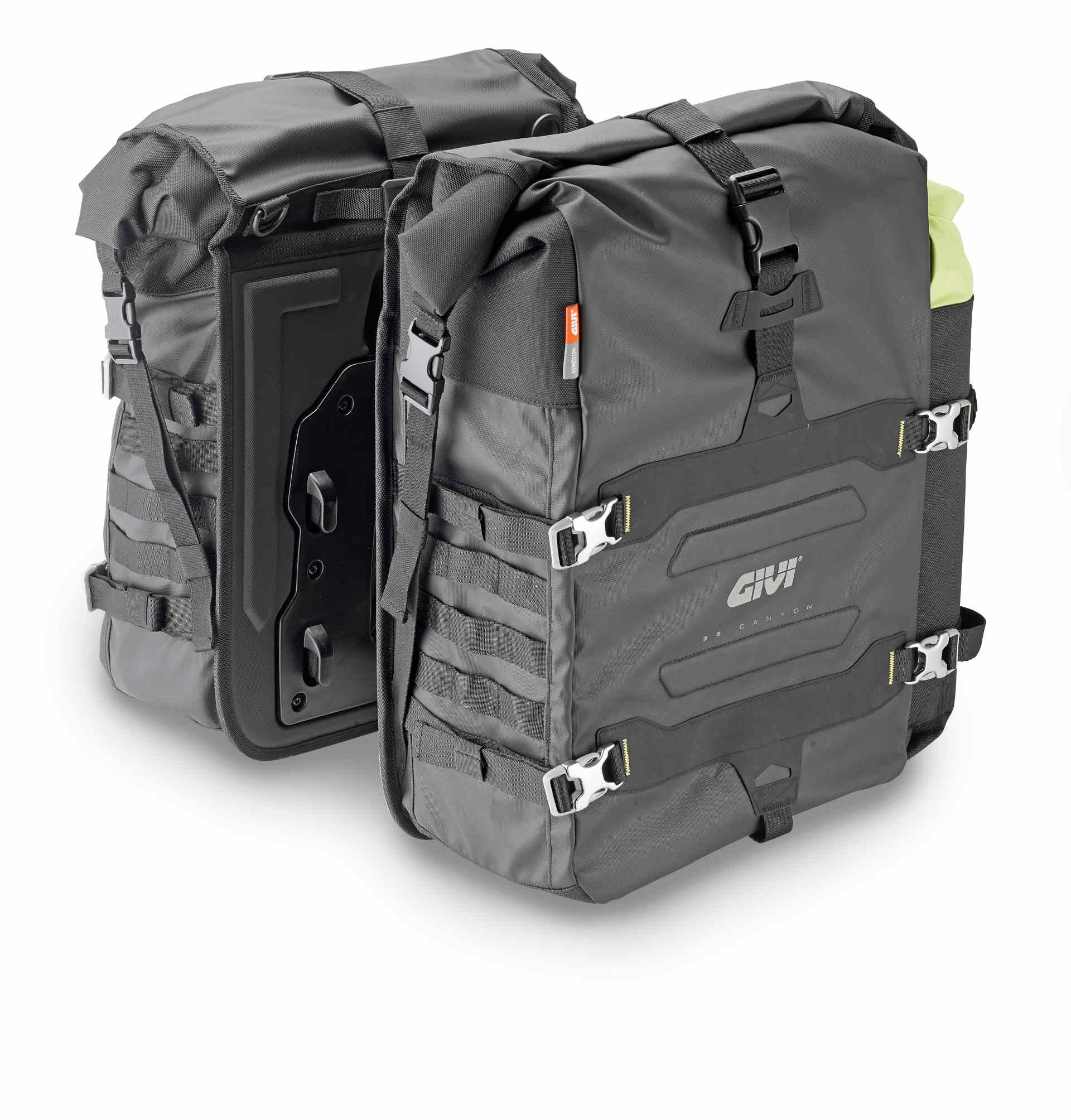 GIVI Auspuff-Flexrohr Gravel-T Satteltaschen Set, Wasserdicht
