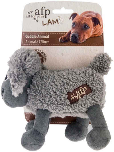 all for paws Tierkuscheltier Cuddle Animals mit Lammfell, Plüsch, (1-tlg) - Hundespielzeug - Schaf