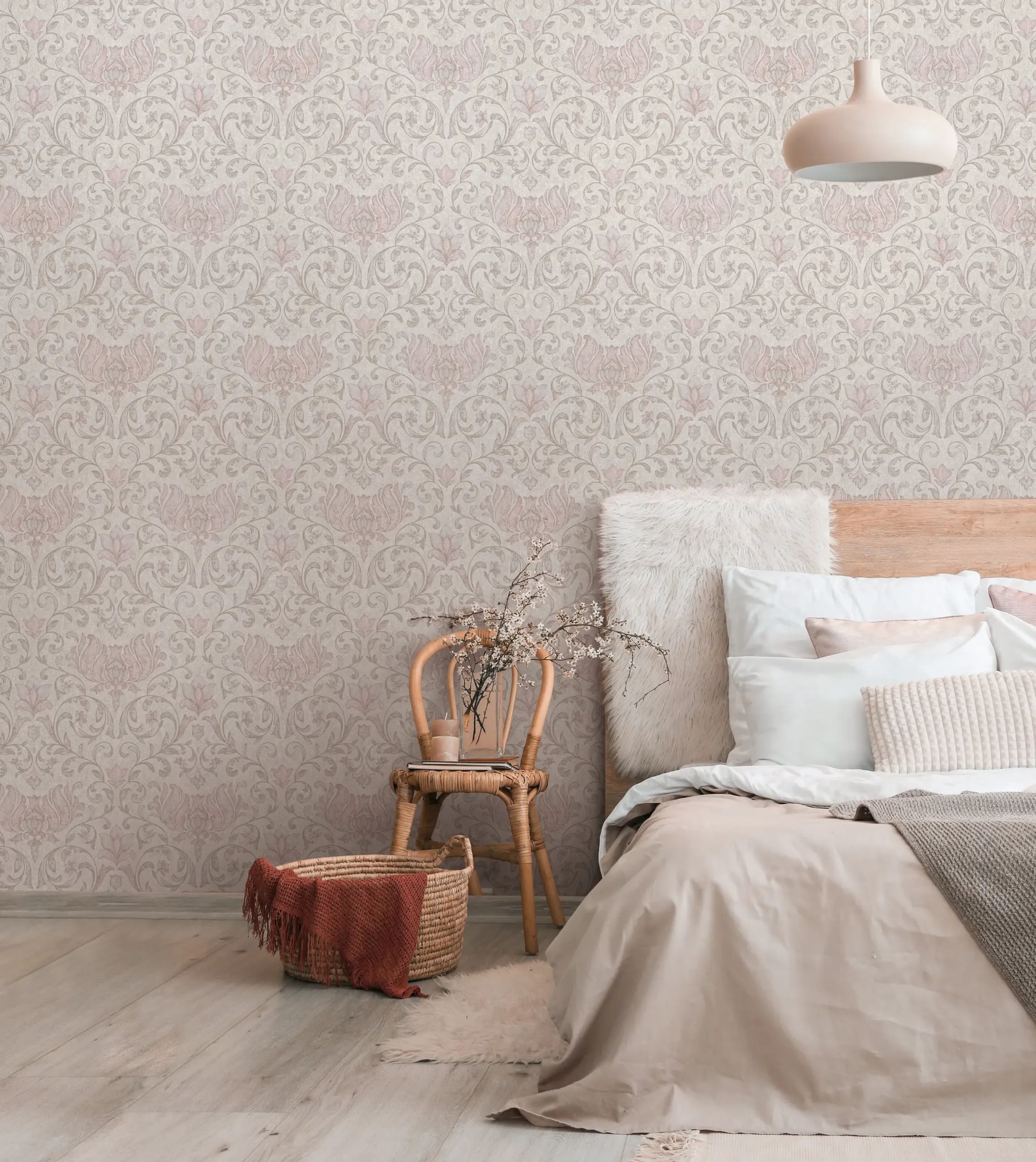 Marburg Vliestapete Tapete Shape Depth, geprägt, floral, moderne Vliestapete für Wohnzimmer Schlafzimmer Küche