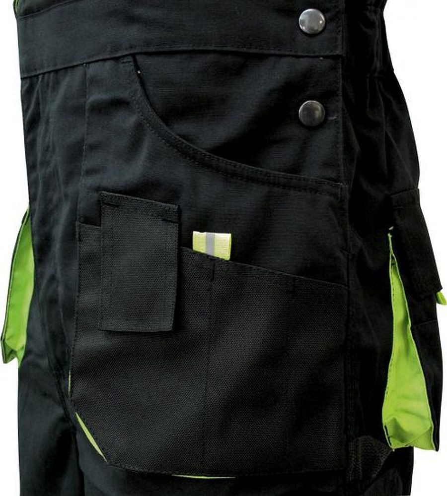 Triuso Arbeitslatzhose Power Latzhose robust aus Mischgewebe Canvas Bindung und Dreifachnähte