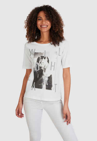 MARC AUREL T-Shirt mit abstraktem Foto-Print