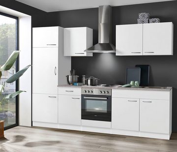 wiho Küchen Küchenzeile Kiel, mit E-Geräten, Breite 270 cm
