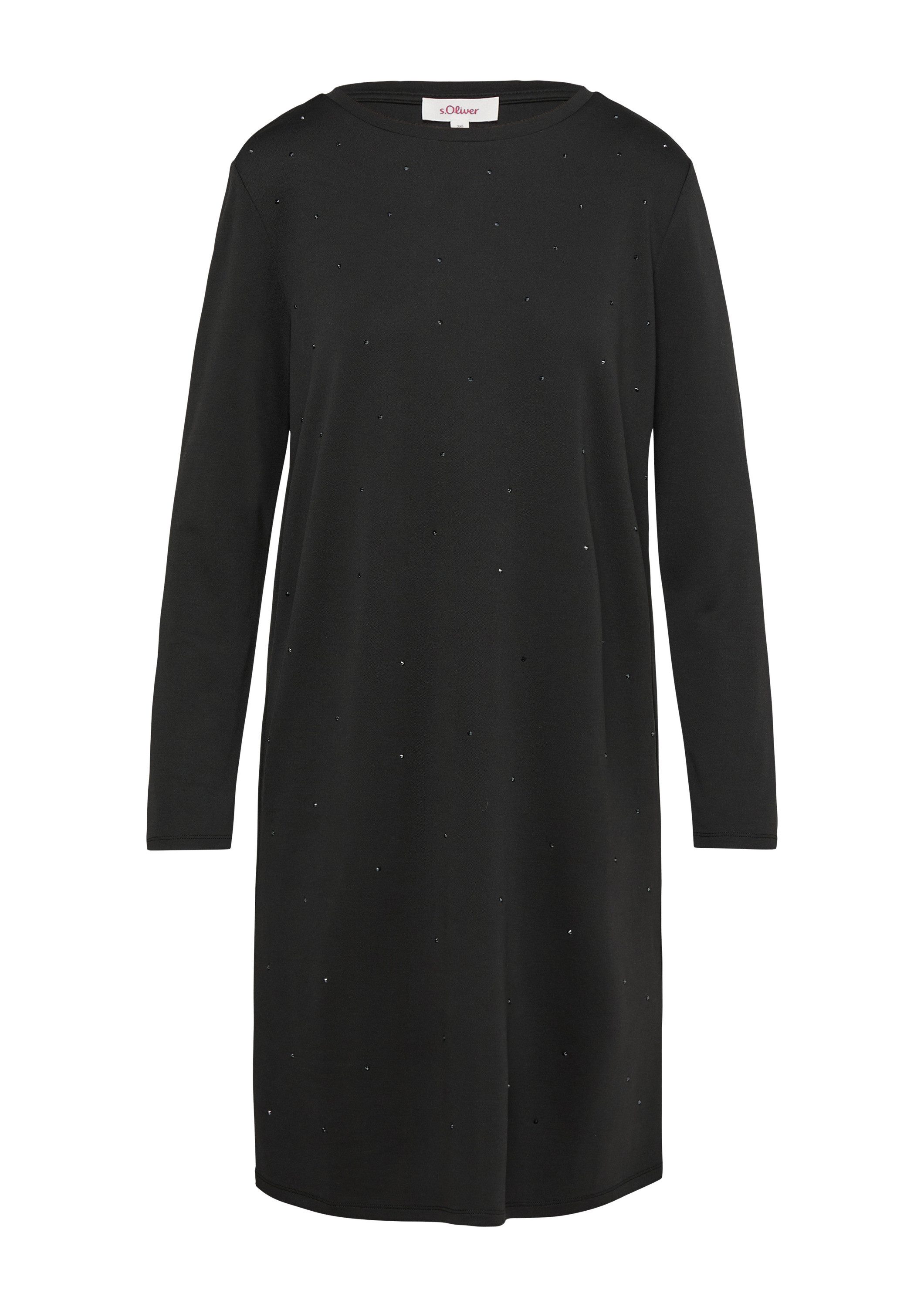 s.Oliver Minikleid Kleid Jersey-Kleid mit Schmucksteinen günstig online kaufen