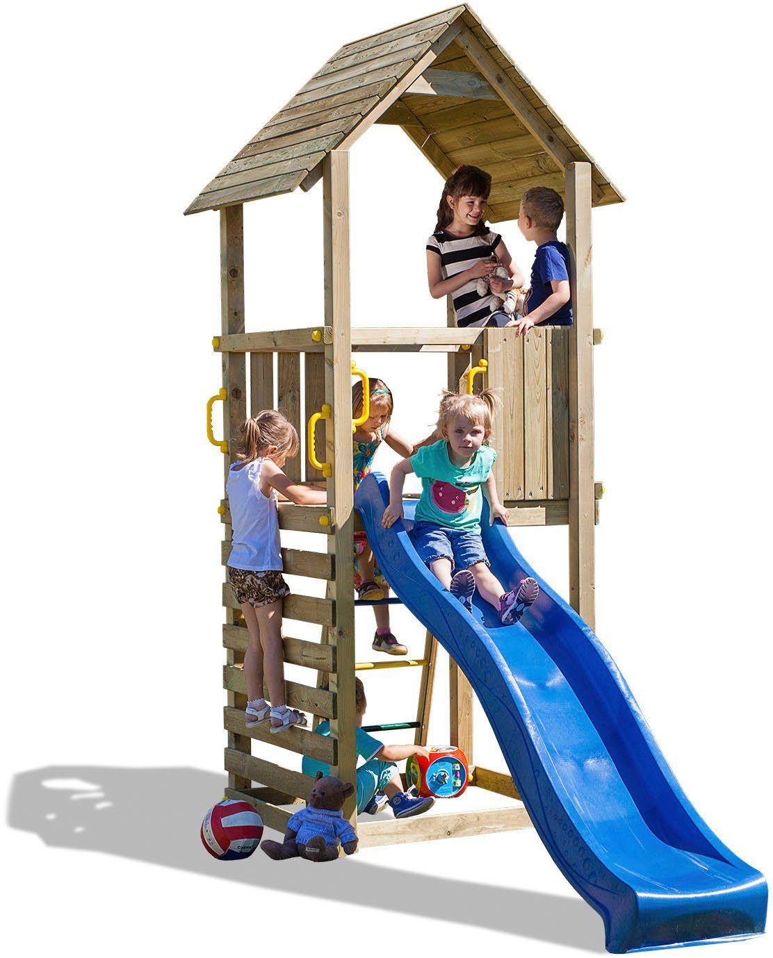 FUNGOO Spielturm CAROL 1, mit Rutsche günstig online kaufen