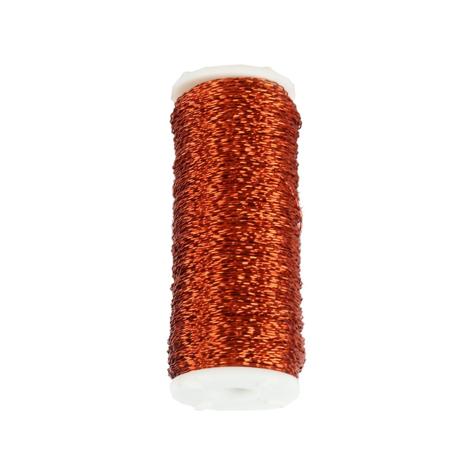 Draht Bouilloneffektdraht Spule orange - 16 - 0,30 mm 140 m 100 g