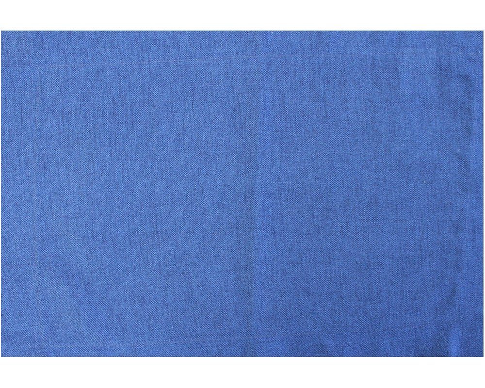matches21 HOME & HOBBY Tischdecke JANIN Tischläufer 35x50 cm blau (1-tlg) einfarbig Tischwäsche uni