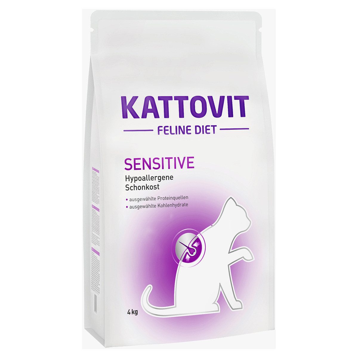 Kattovit Feline Diet Sensitive 4 kg, Trockenfutter für: Katze