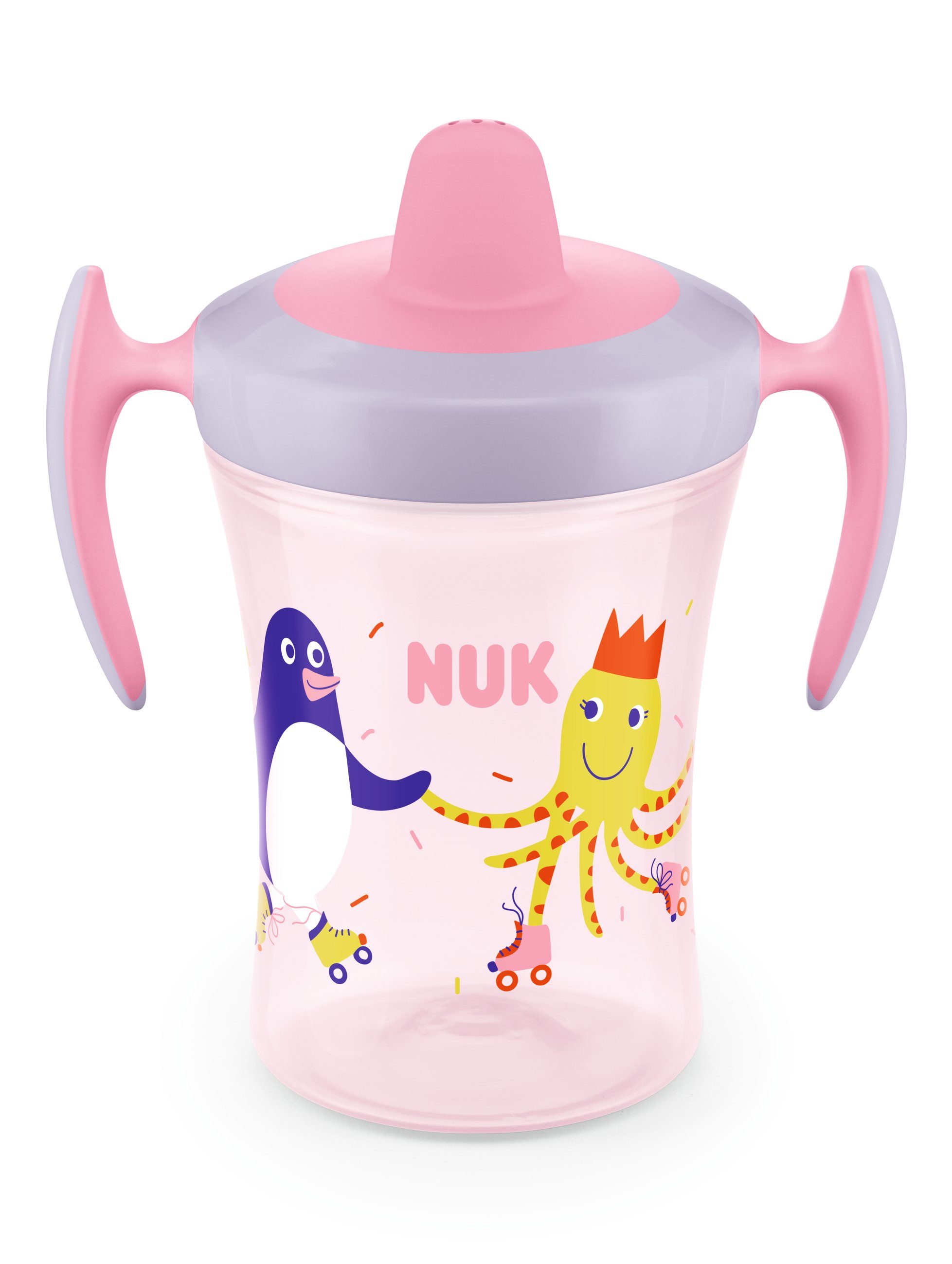 NUK Babyflasche NUK Trainer Cup 230ml 10255609, auslaufsicher, ab 6 Monaten, BPA