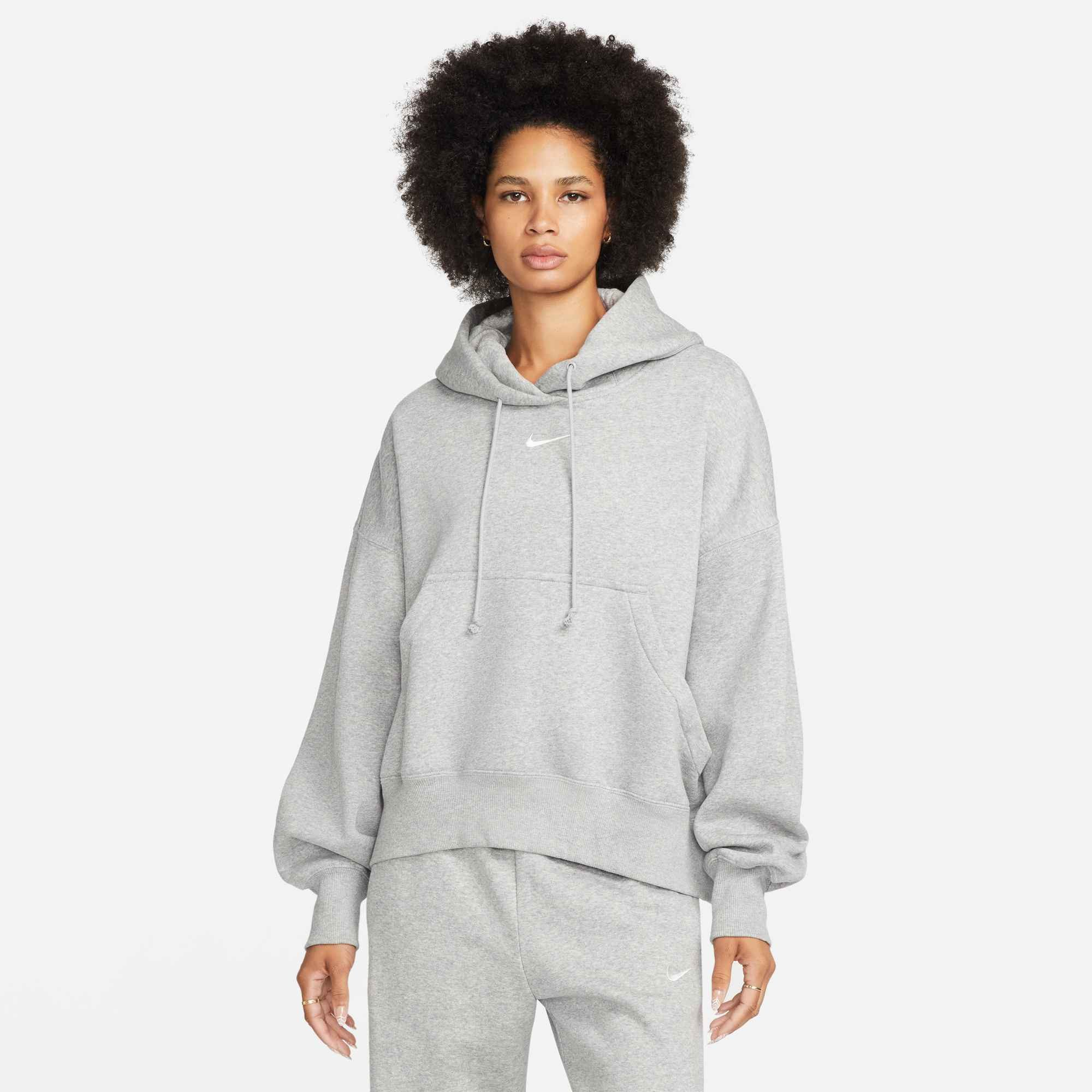 Nike Sportswear Kapuzensweatshirt W NSW PHNX FLC OOS PO HOODIE mit Kapuze, Langarm-Ausführung, Phoenix Fleece, geräumiges Design