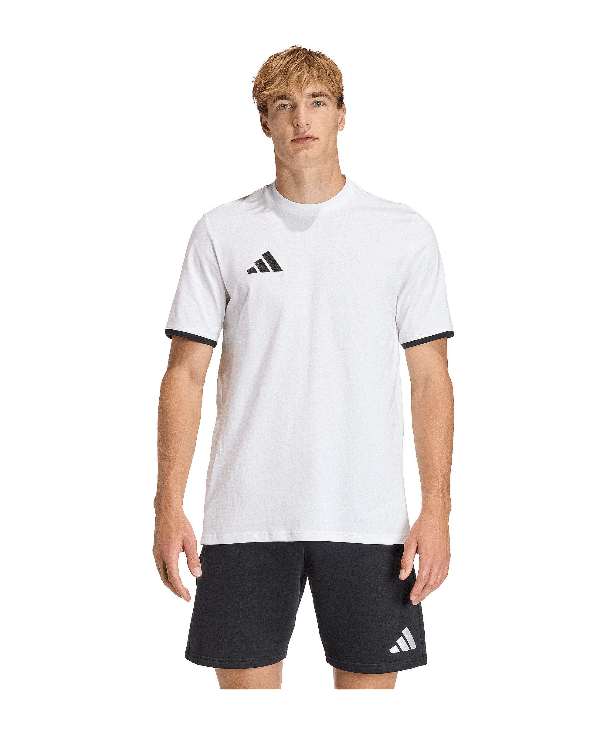 adidas Performance T-Shirt adidas Performance Entrada 26 T-Shirt Weiß Baumw günstig online kaufen
