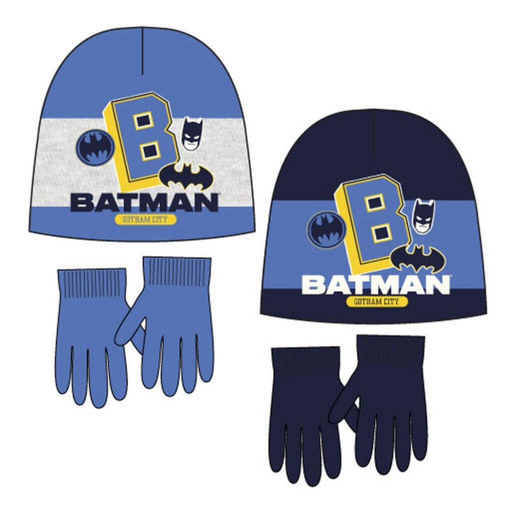 Batman Beanie Batman Gotham City Kindermütze + Handschuhset 52-54 cm