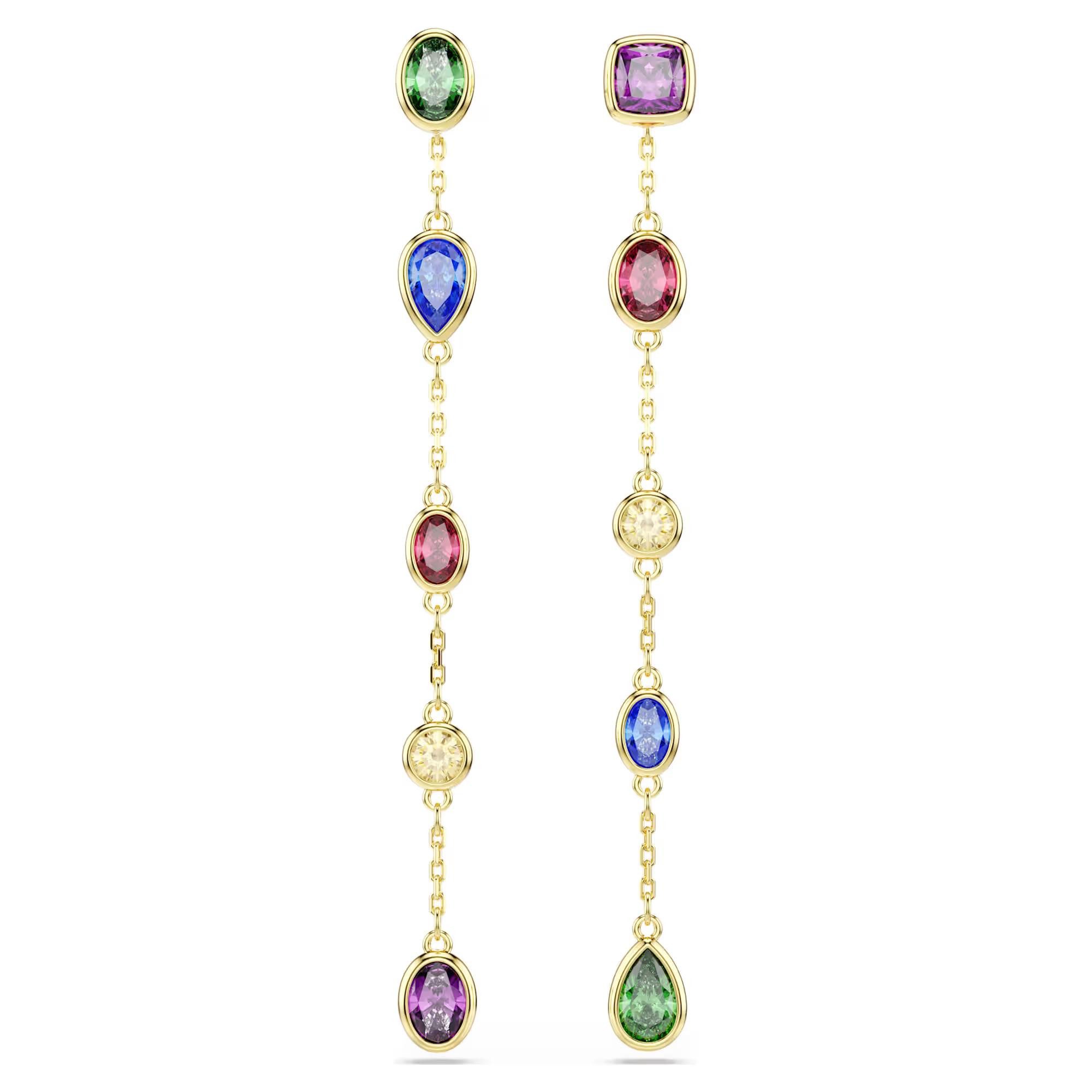 Swarovski Ohrring-Set Swarovski Imber Drop Ohrhänger 5753289 Mehrfarbig, 18K gold plattiert