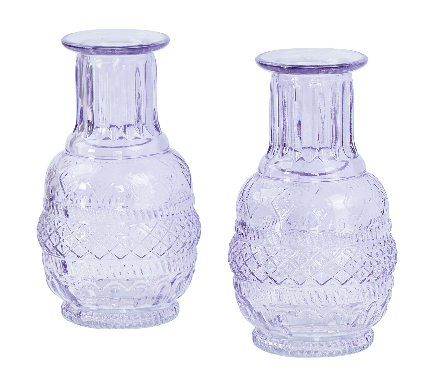 Levandeo® Dekovase, 2er Set Vase Violett günstig online kaufen