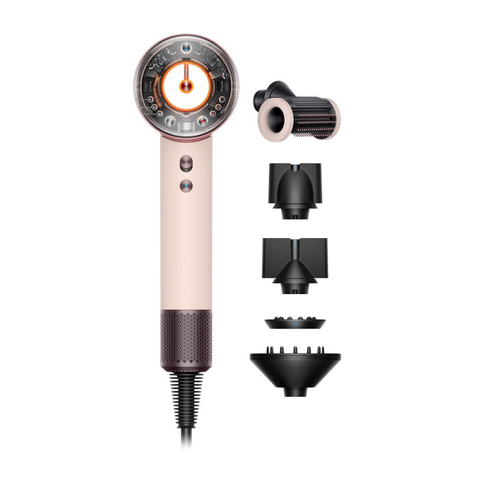DYSON Haartrockner Dyson Supersonic Nural™ Straight+Wavy Ceramic Pink/Roségold, 1600 W, Automatische Temperaturanpassung