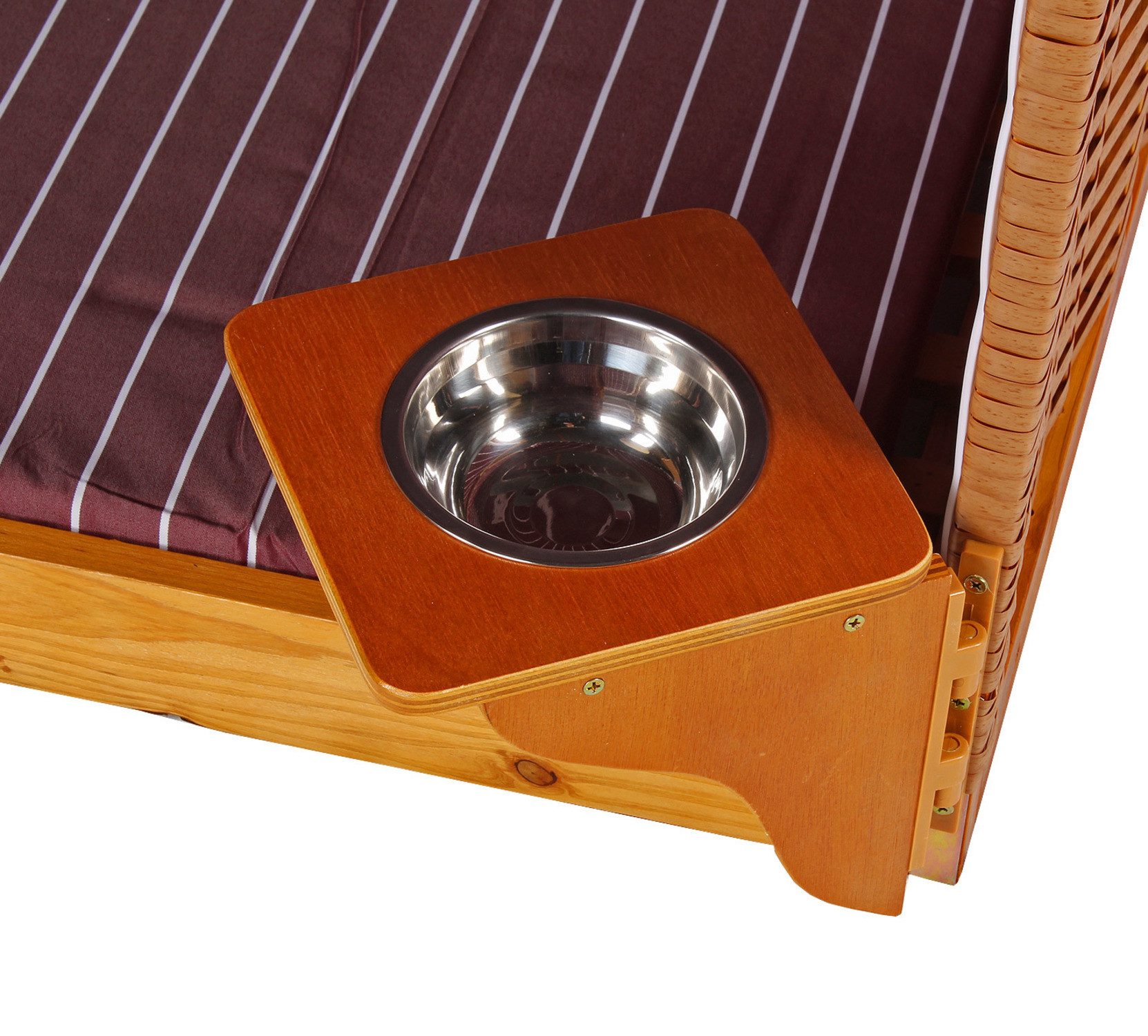 MR.DEKO Hundekorb Wacholder aus PE-Rattan, Hundebett günstig online kaufen