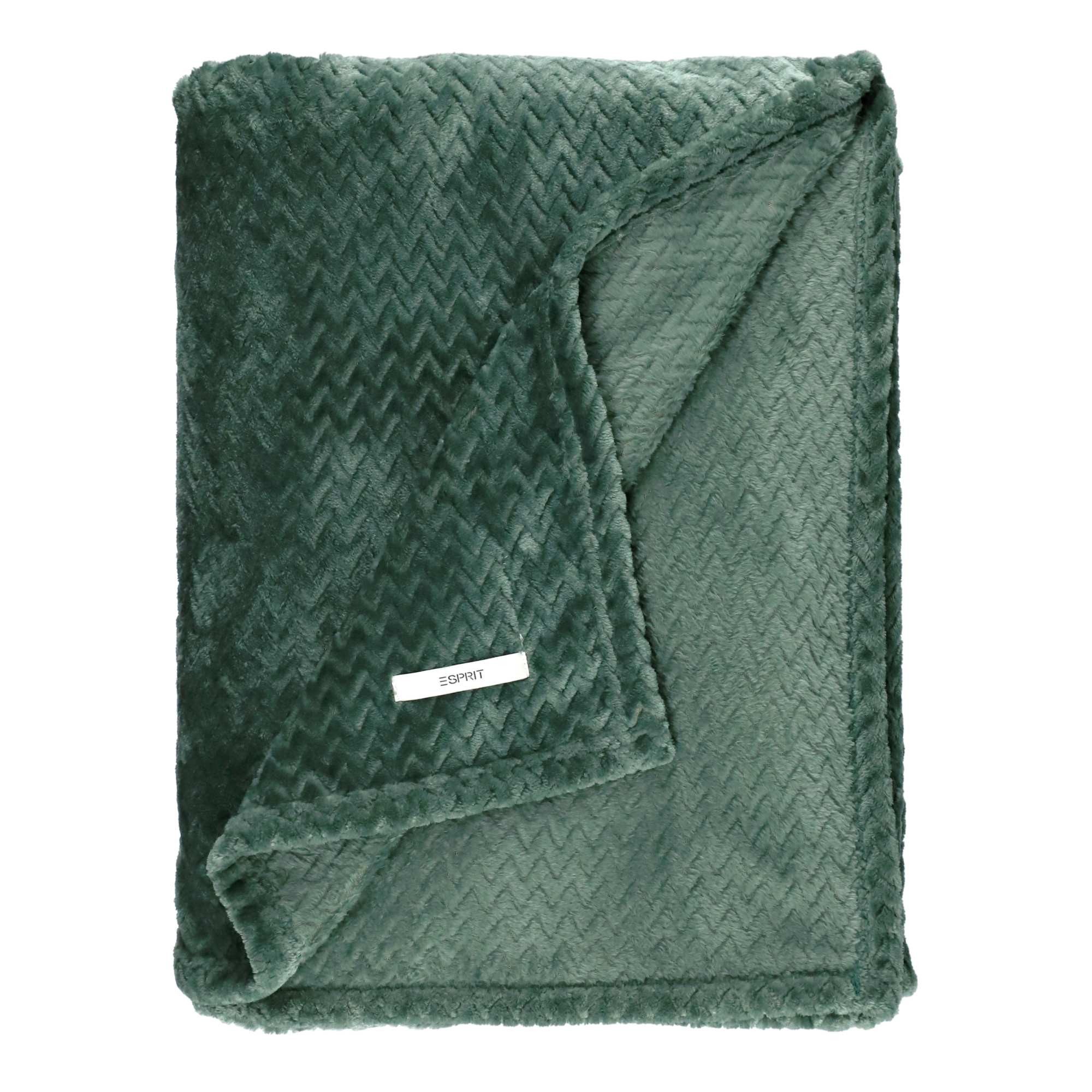 Esprit Tagesdecke COMFY-2 Wohndecke Set, 140 x 190 cm in Grün