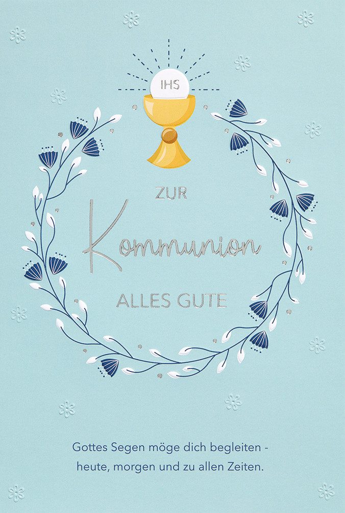 BSB Grußkarten Kommunion - Unverpackt – plastikfreie Verpackung