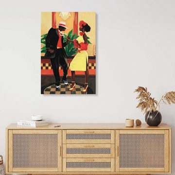 Posterlounge Alu-Dibond-Druck Graham Reynolds, Ausgehen & Tanzen II, Wohnzimmer Modern Malerei