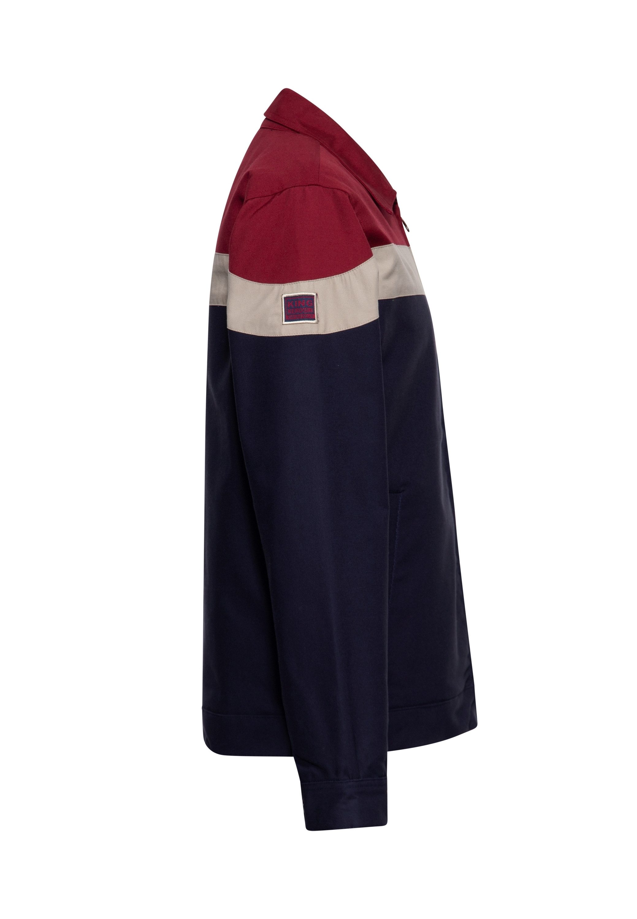 KingKerosin Collegejacke Bakersfield (1-St) mit Colorblocking-Streifen