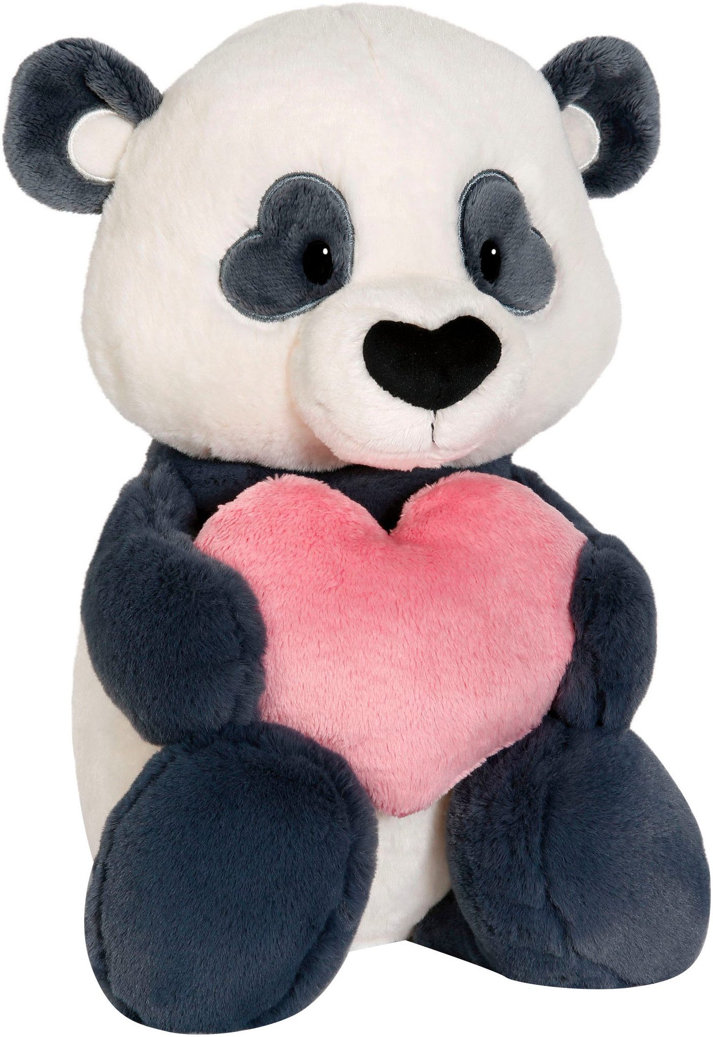 Nici Kuscheltier Love Panda mit Herz, 50 cm schlenkernd, schlenkernd; enthält recyceltes Material
