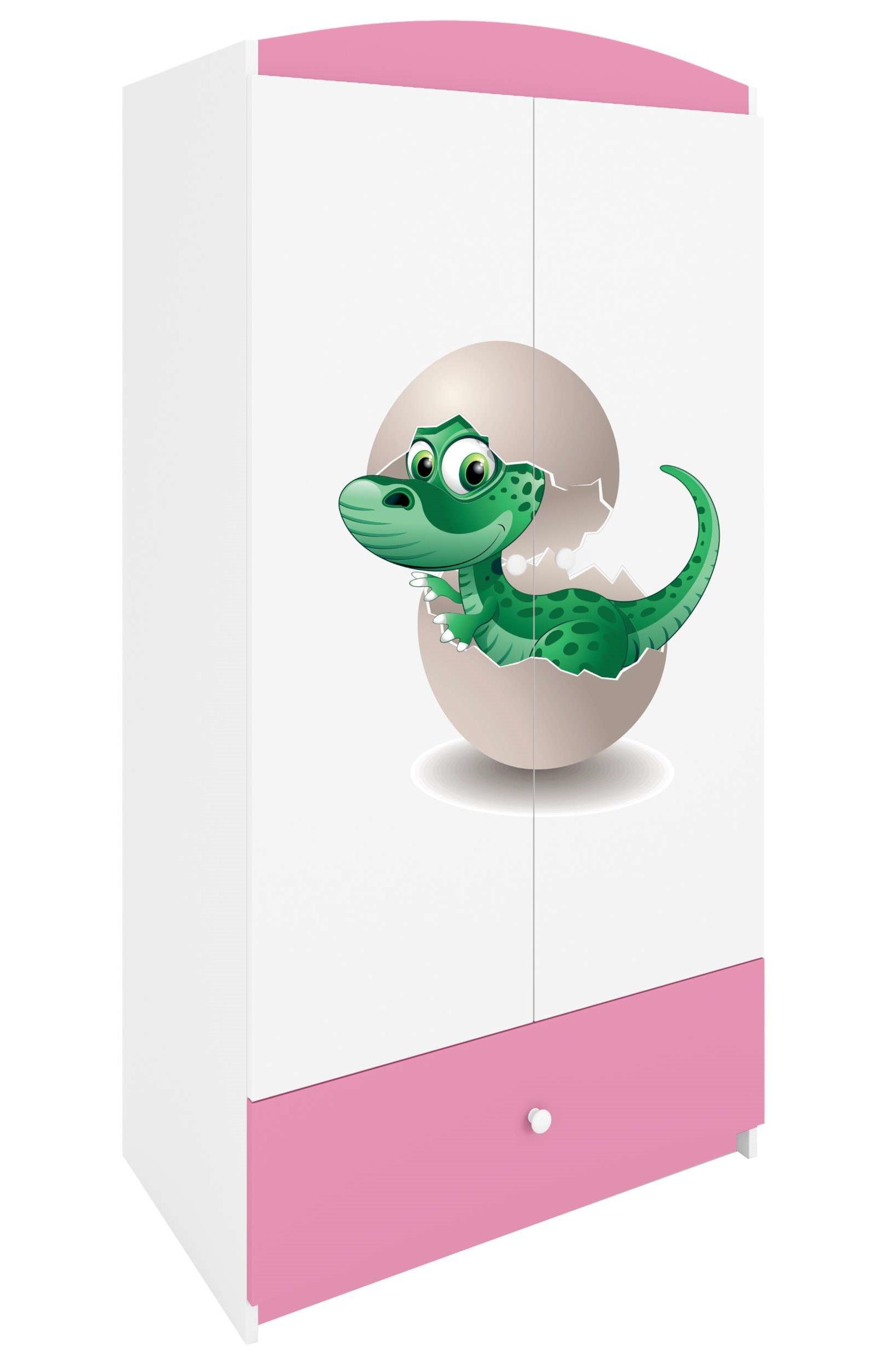 99rooms Kinderkleiderschrank Dreams Motiv IV (Kleiderschrank, Schrank) Modern, Zertifikate und europäische Hygienestandards der Klasse E1