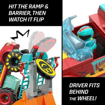 Mattel® Konstruktionsspielsteine MEGA Hot Wheels Monster Trucks Demo Derby Extreme-Stunt Set