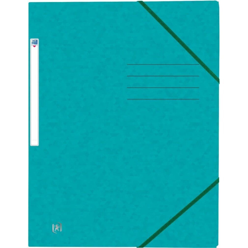 OXFORD Fächermappe Eckspanner TOP FILE+ DIN A4 aqua