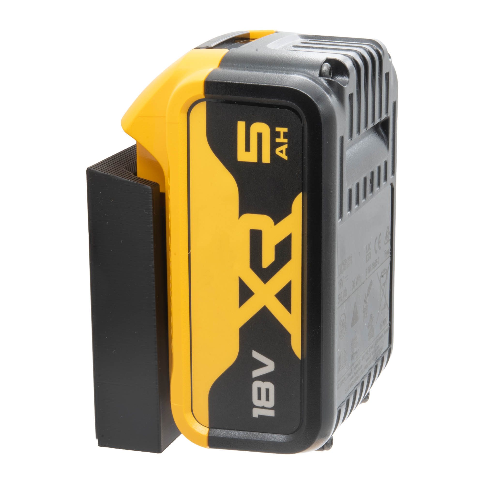 TSB Werk Werkzeughalter Akkuhalter für DeWALT Akku Wandhalter Halter 18V, 1-tlg., Akkuwandhalter, Wandhalterung