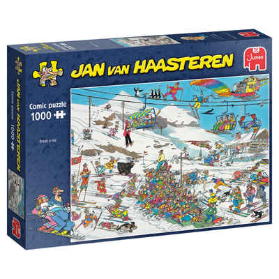 Jumbo Spiele Puzzle Jumbo 81973 Jan van Haasteren Hals und Beinbruch, 1000 Puzzleteile, Made in Europe