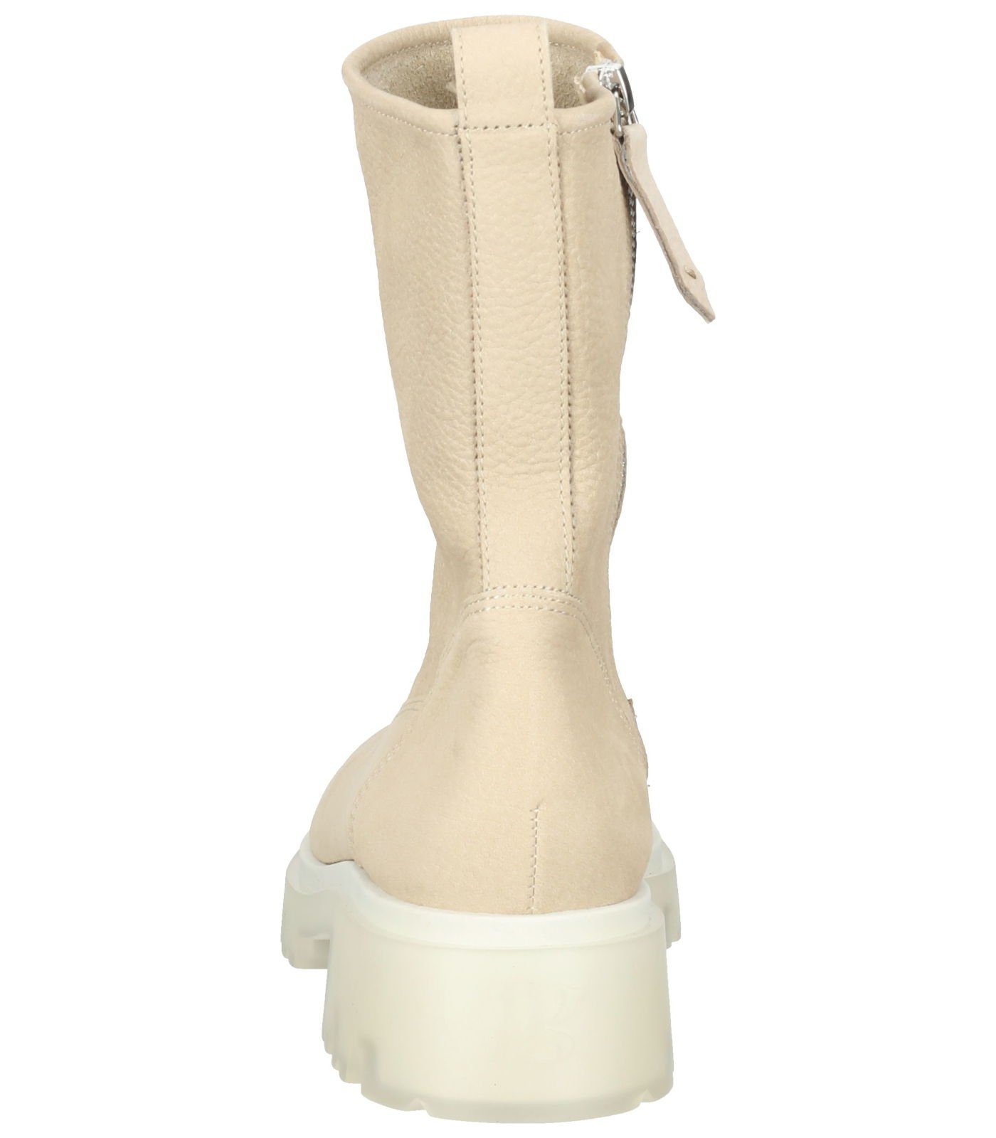 Nubukleder Paul Green Beige Plateaustiefelette Stiefelette