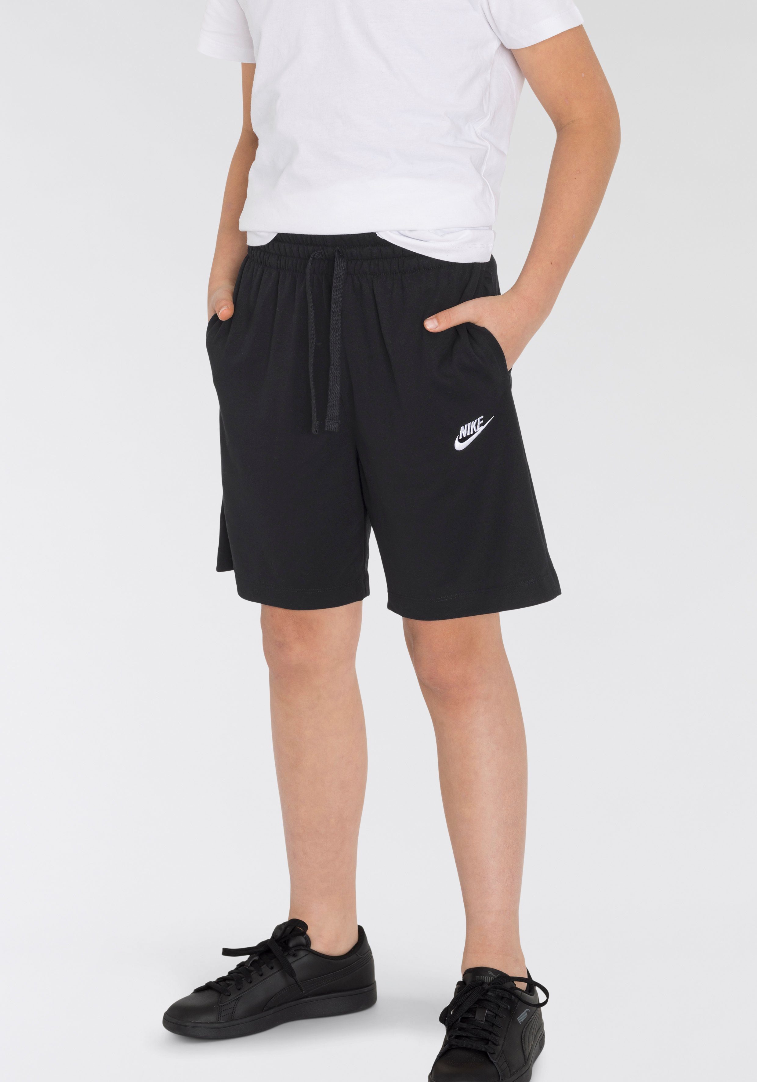 KIDS' Sportswear SHORTS BIG Shorts (BOYS) JERSEY schwarz Nike