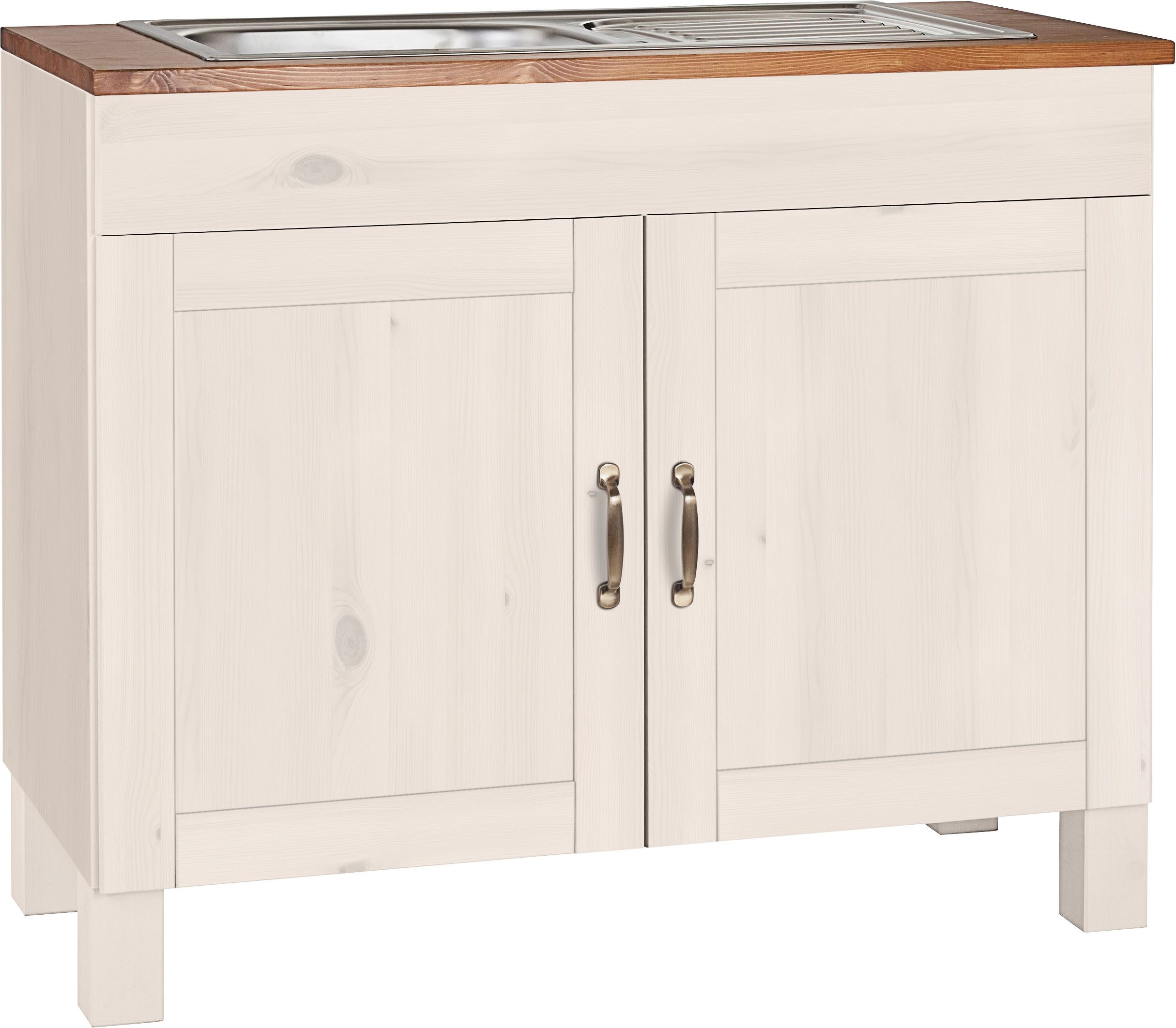 Home affaire Spülenschrank Alby Breite 100 cm, 1 Fach