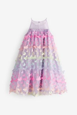 Next Jerseykleid Trapez-Kleid mit 3D-Schmetterling (1-tlg)