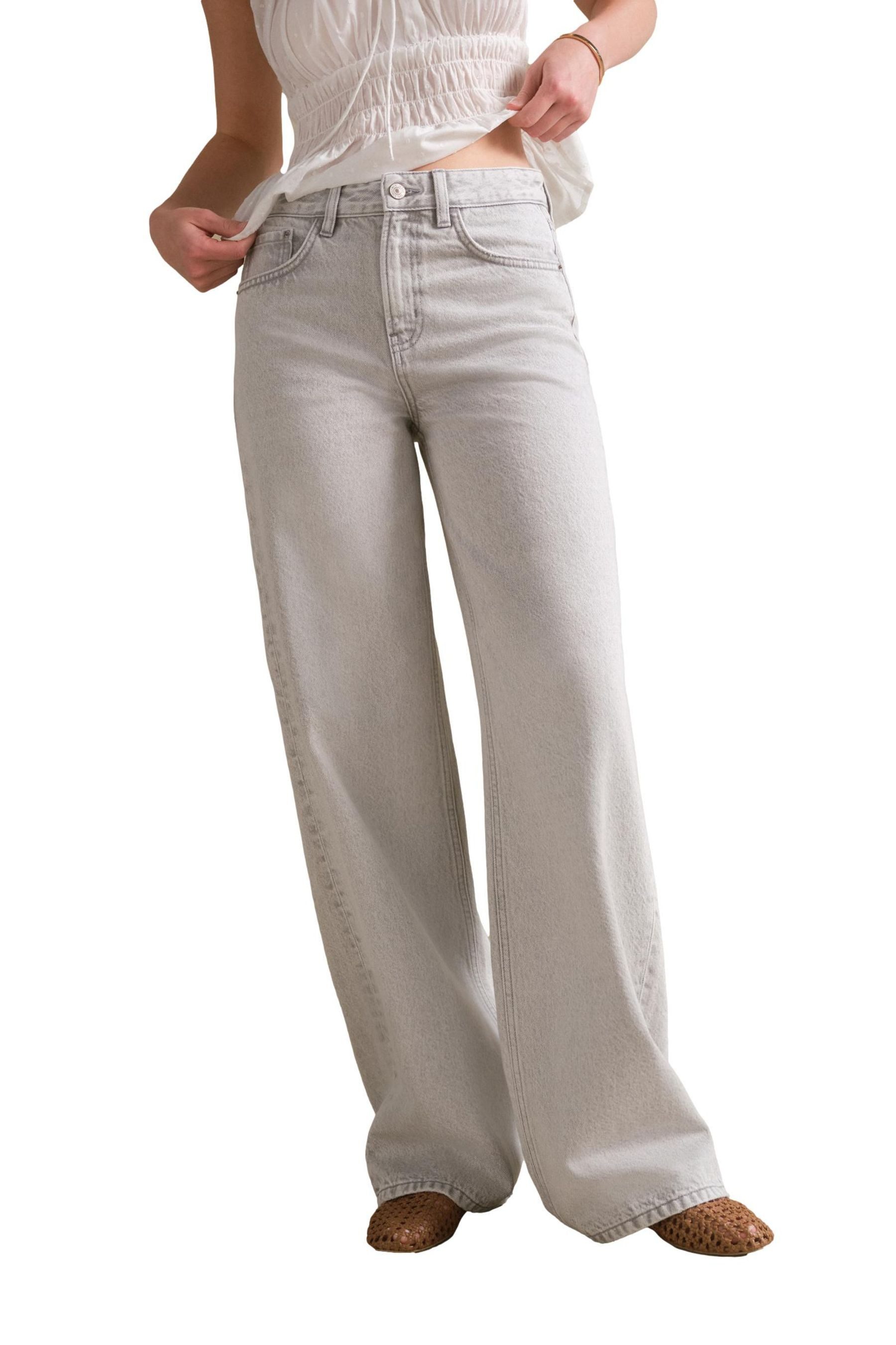 Next Weite Jeans Weit geschnittene Jeans günstig online kaufen