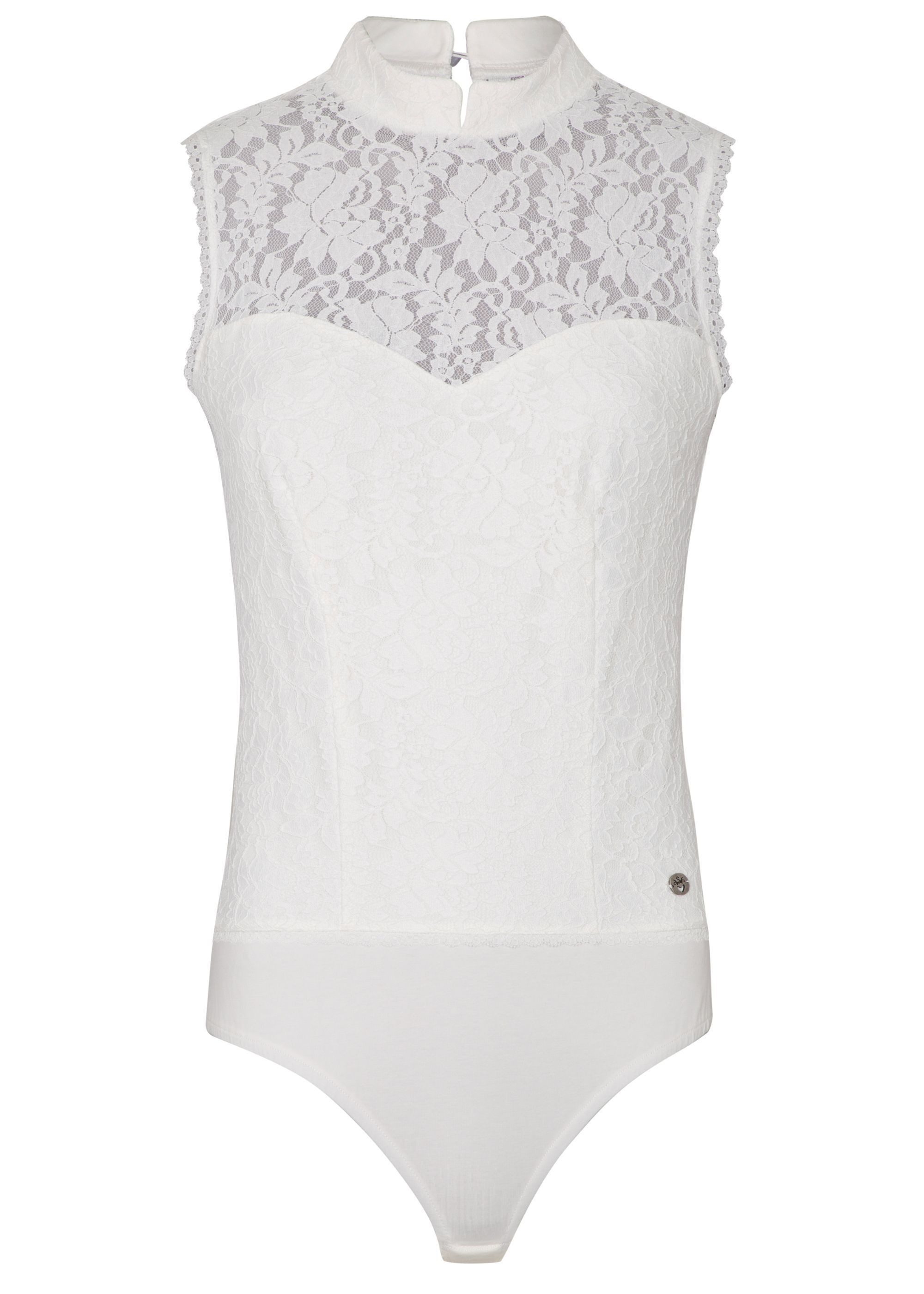 Spieth & Wensky Shirttop Adina (1-tlg) mit Allover-Spitze