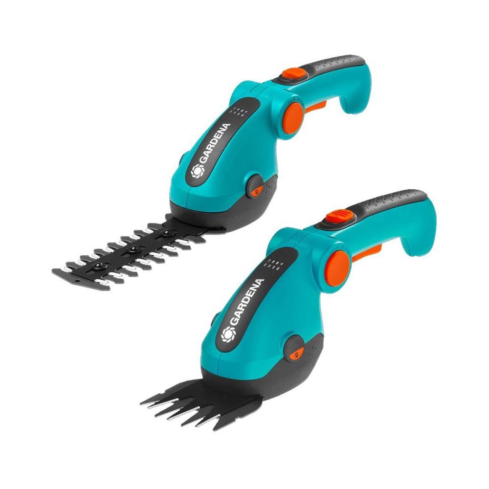 GARDENA Akku-Gras- und Strauchscherenset 09888-20 Set Akku-Gras- und