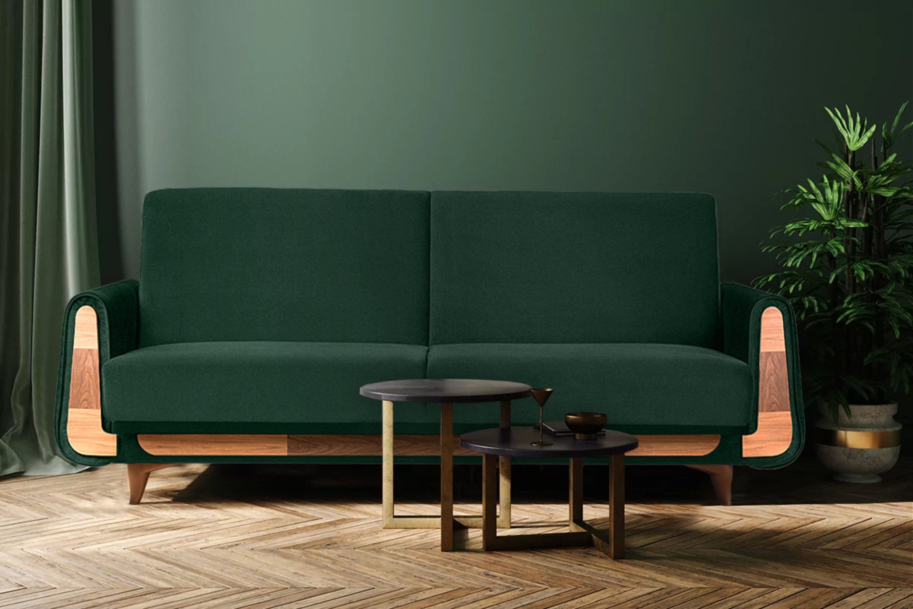 KONSIMO® 3-Sitzer, GUSTAVO, Sofa mit Schlaffunktion, günstig online kaufen
