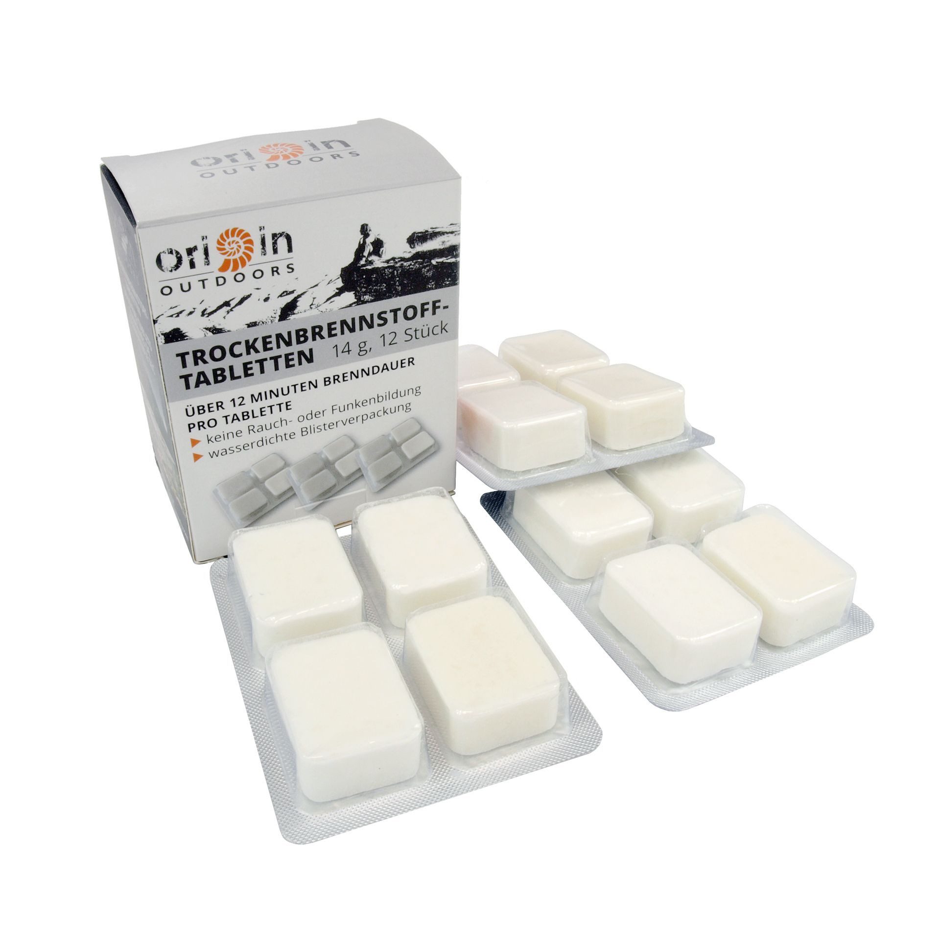 Origin Outdoors Taschenkocher Origin Outdoors Trockenbrennstofftabletten