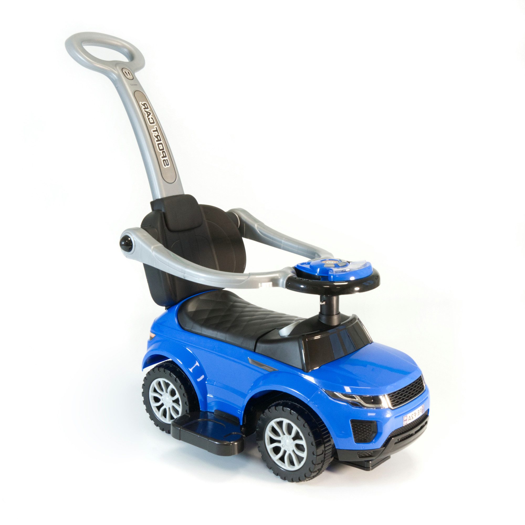 Rutscherauto Kinderfahrzeug mit Sicherheitsbügel und Schiebestange