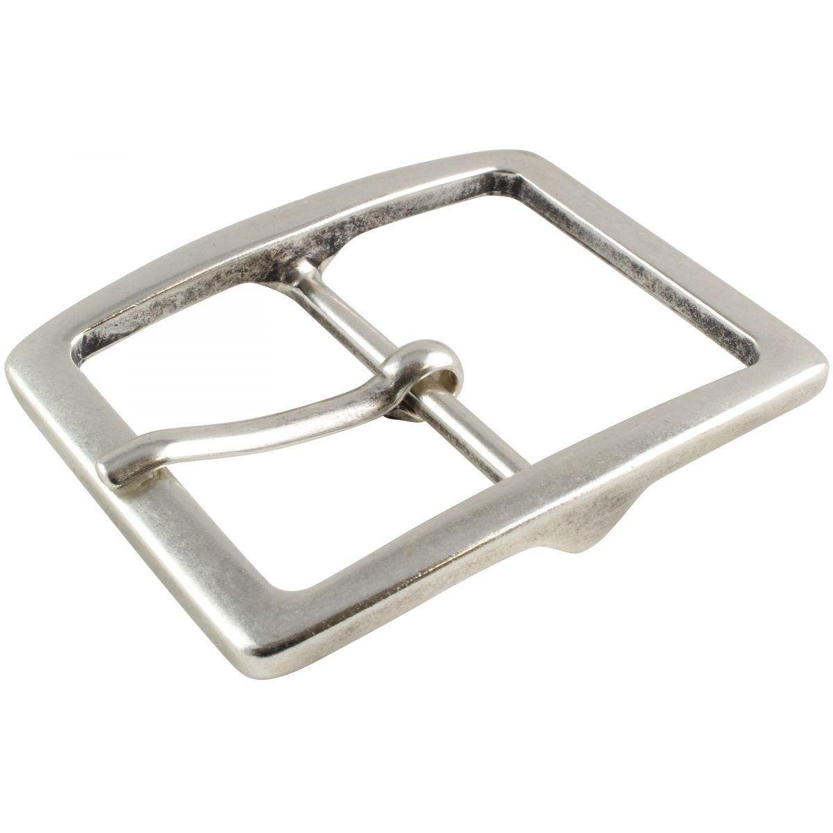 BELTINGER Gürtelschnalle Doppel-4,5 cm - Gürtelschließe 45mm - Dorn-Schließe - Für Gürtel bis (1-St)