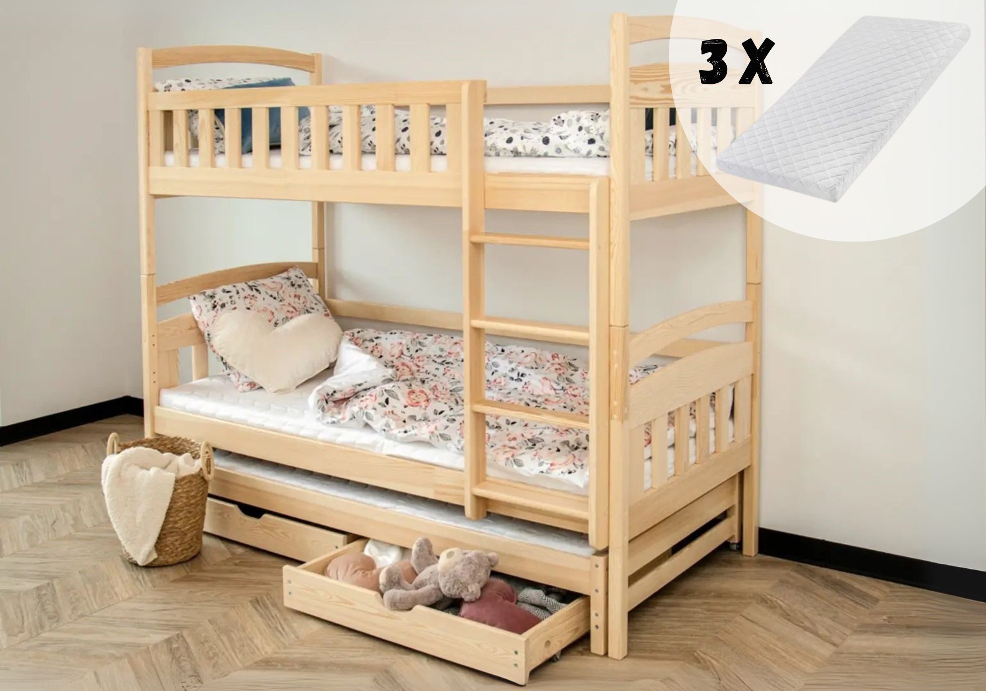 Kids Collective Etagenbett Hochbett Kinderbett 90x200 günstig online kaufen