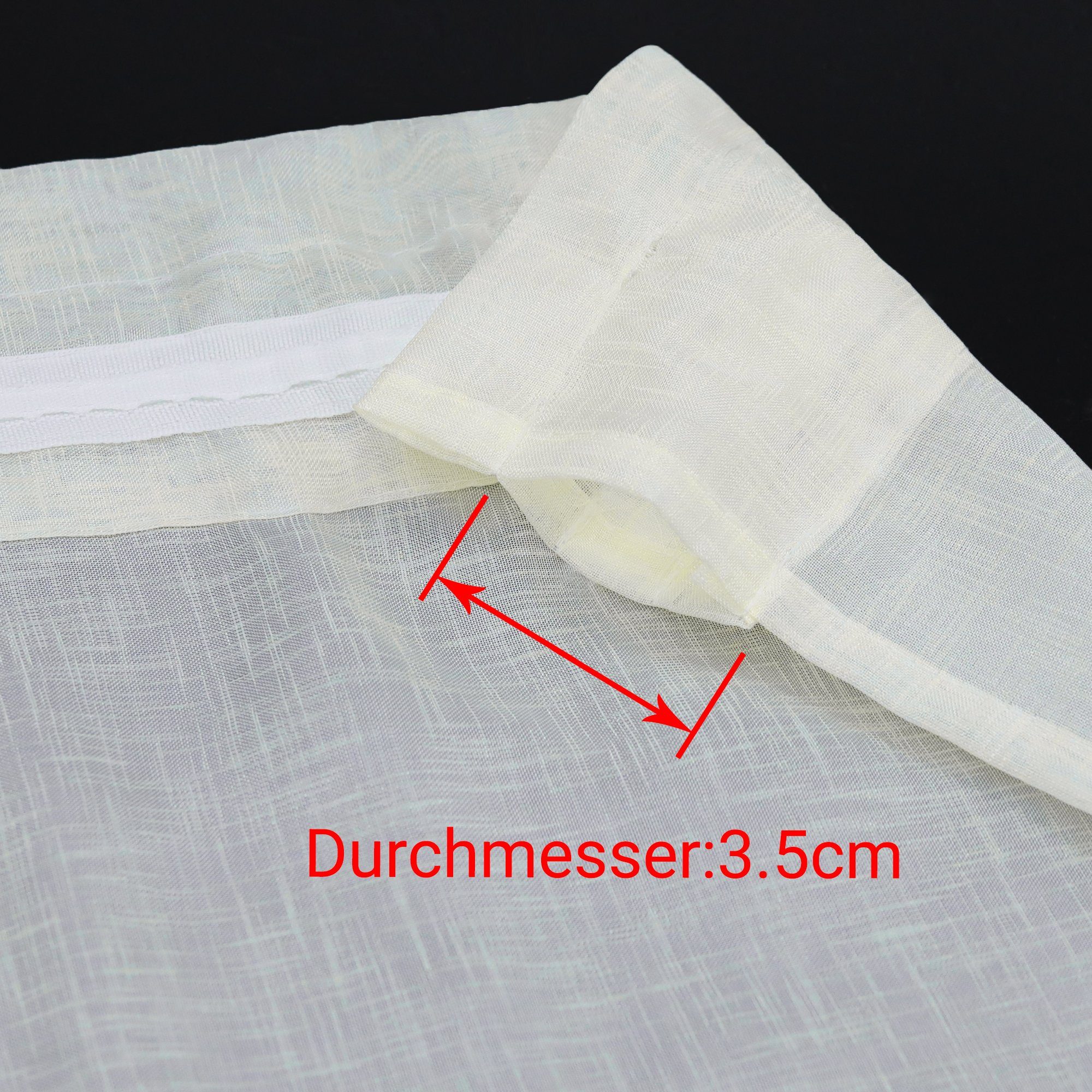 Joyswahl Scheibengardine, Kräuselband (2 St), halbtransparent, günstig online kaufen