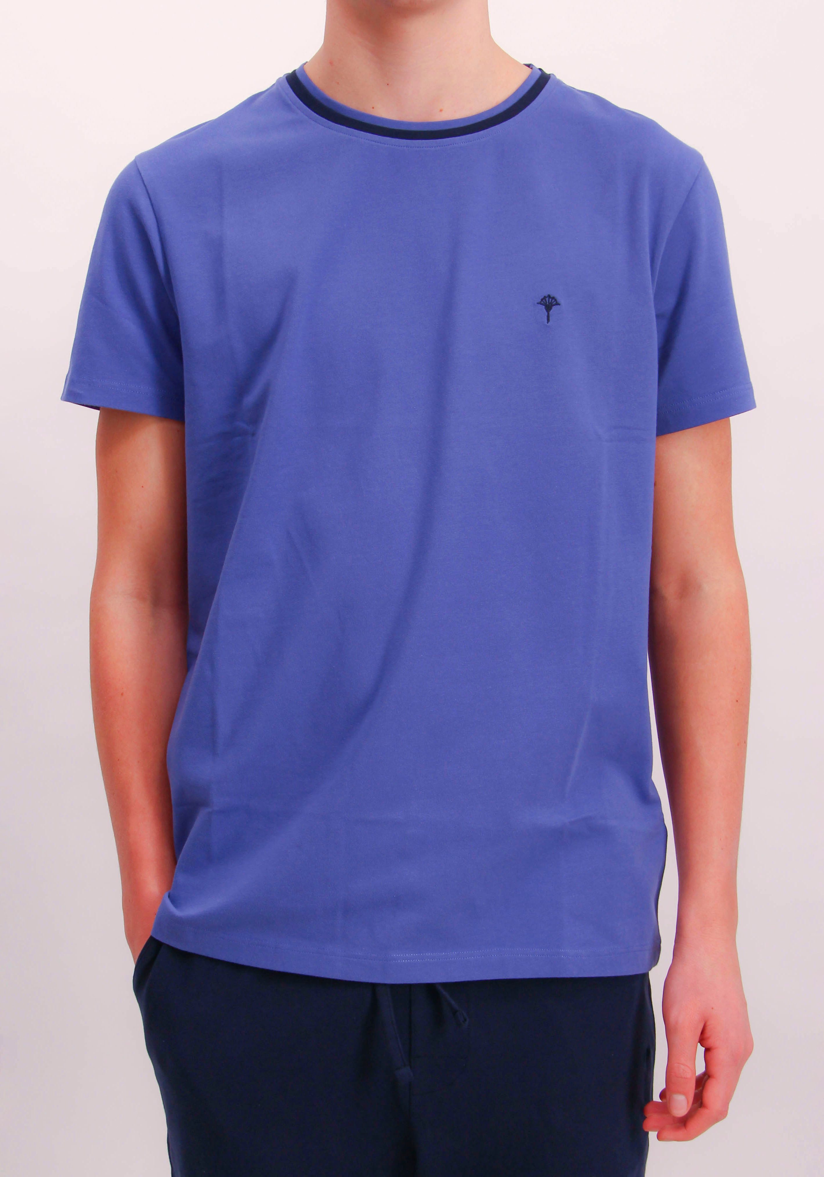 JOOP! T-Shirt T-Shirt (1-tlg) Kontrastfarbiger Halsausschnitt