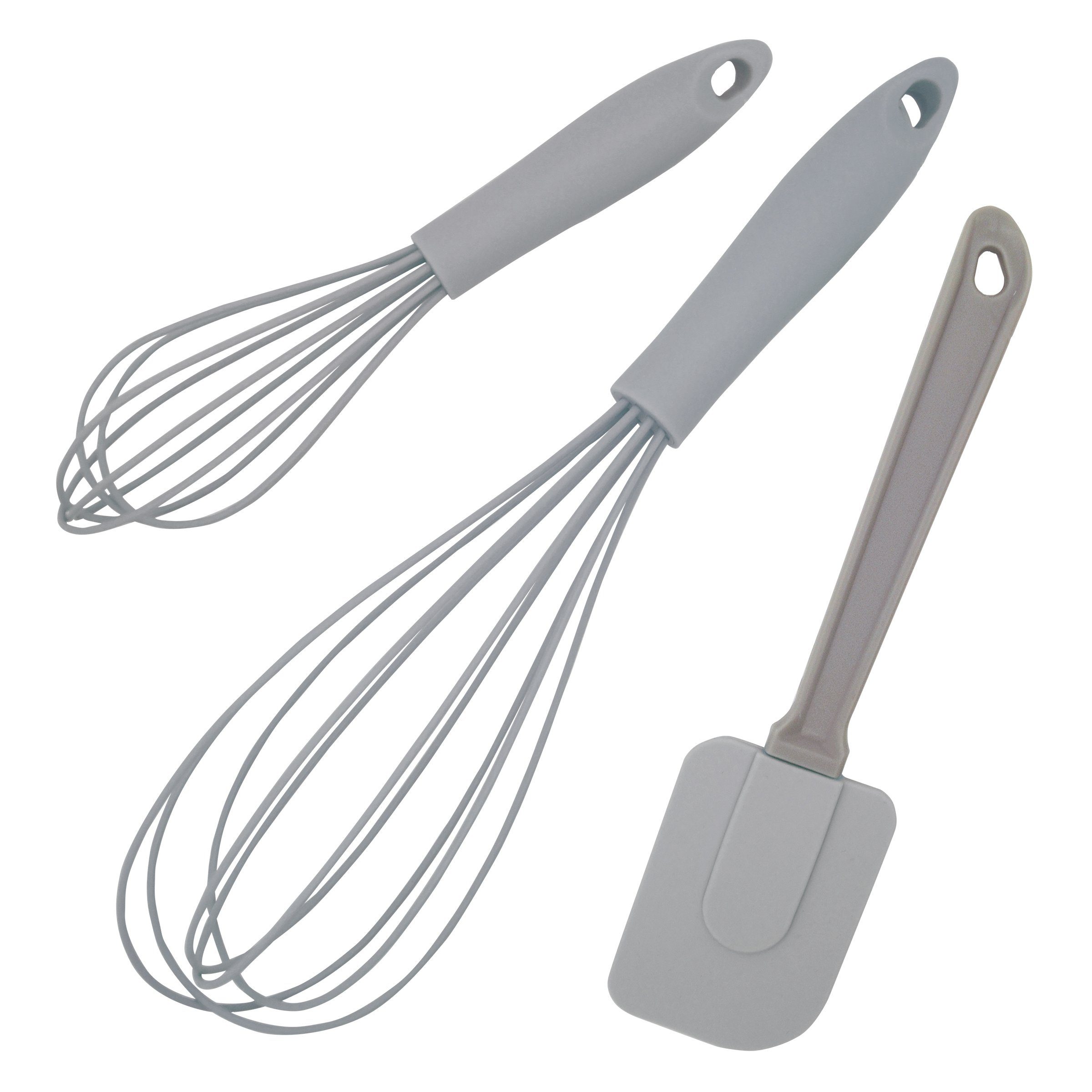 LindenBerg Schneebesen Back-Set 3-teilig mit Schneebesen Teigschaber, spülmaschinengeeignet