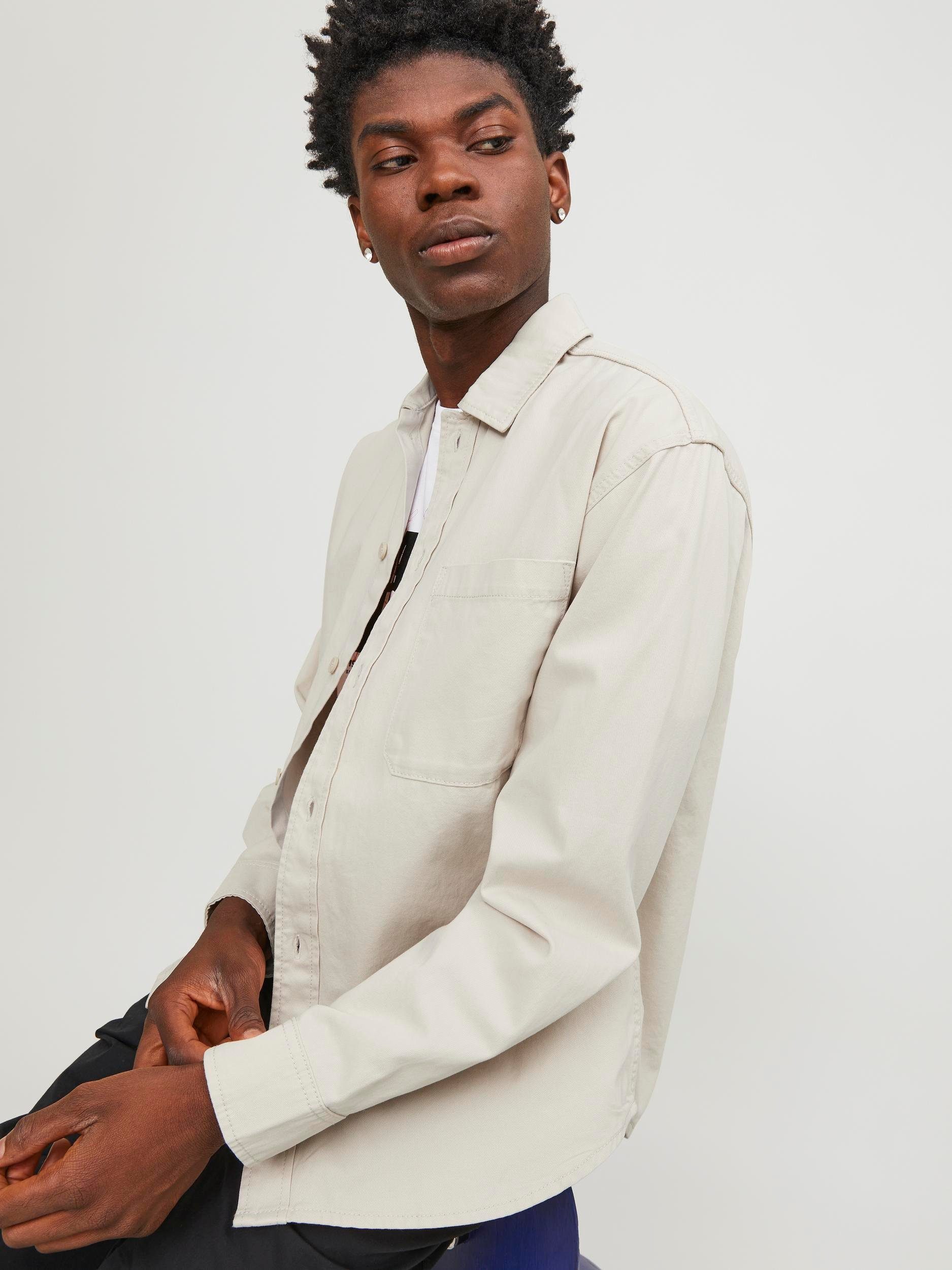 Jack & Jones Langarmhemd JCOCOLLECTIVE ZAC OVERSHIRT LS SN günstig online kaufen
