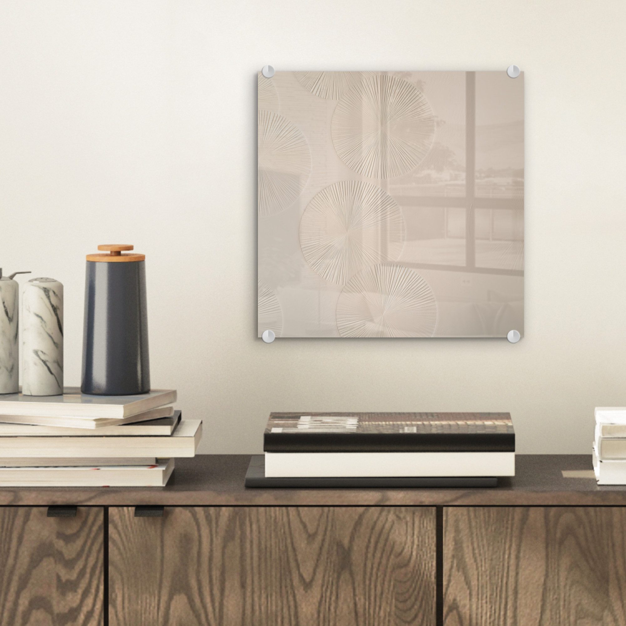 MuchoWow Acrylglasbild Japandi - Beige - günstig online kaufen
