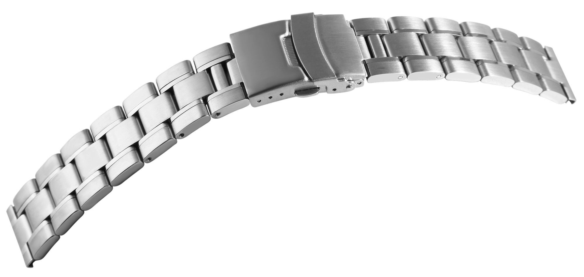 Engelhardt Uhrenarmband 8100127 Edelstahl-Uhrenarmband, silberfarben, 18 mm