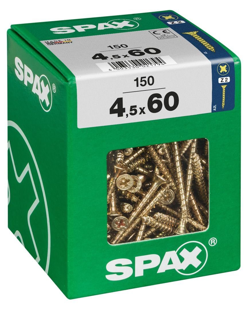 SPAX Holzbauschraube Spax Universalschrauben - x 2 mm 150 4.5 60 PZ