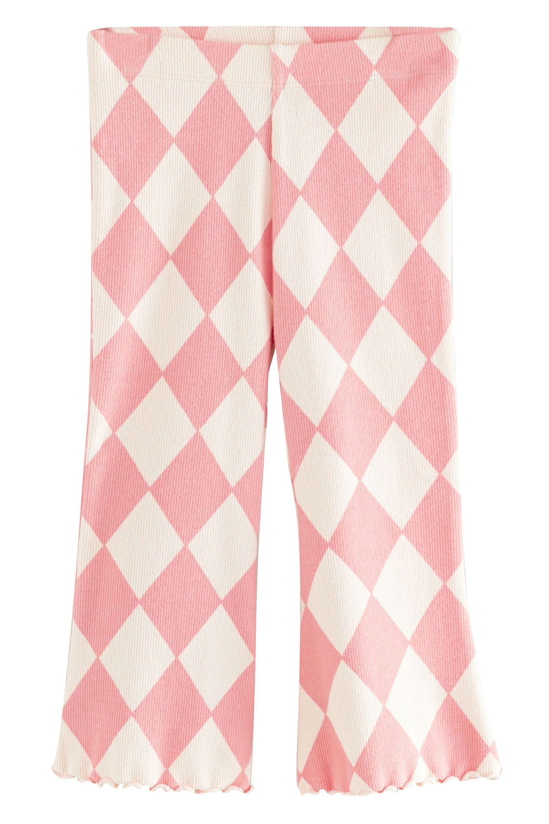 Next Leggings Gerippte Leggings mit ausgestelltem günstig online kaufen