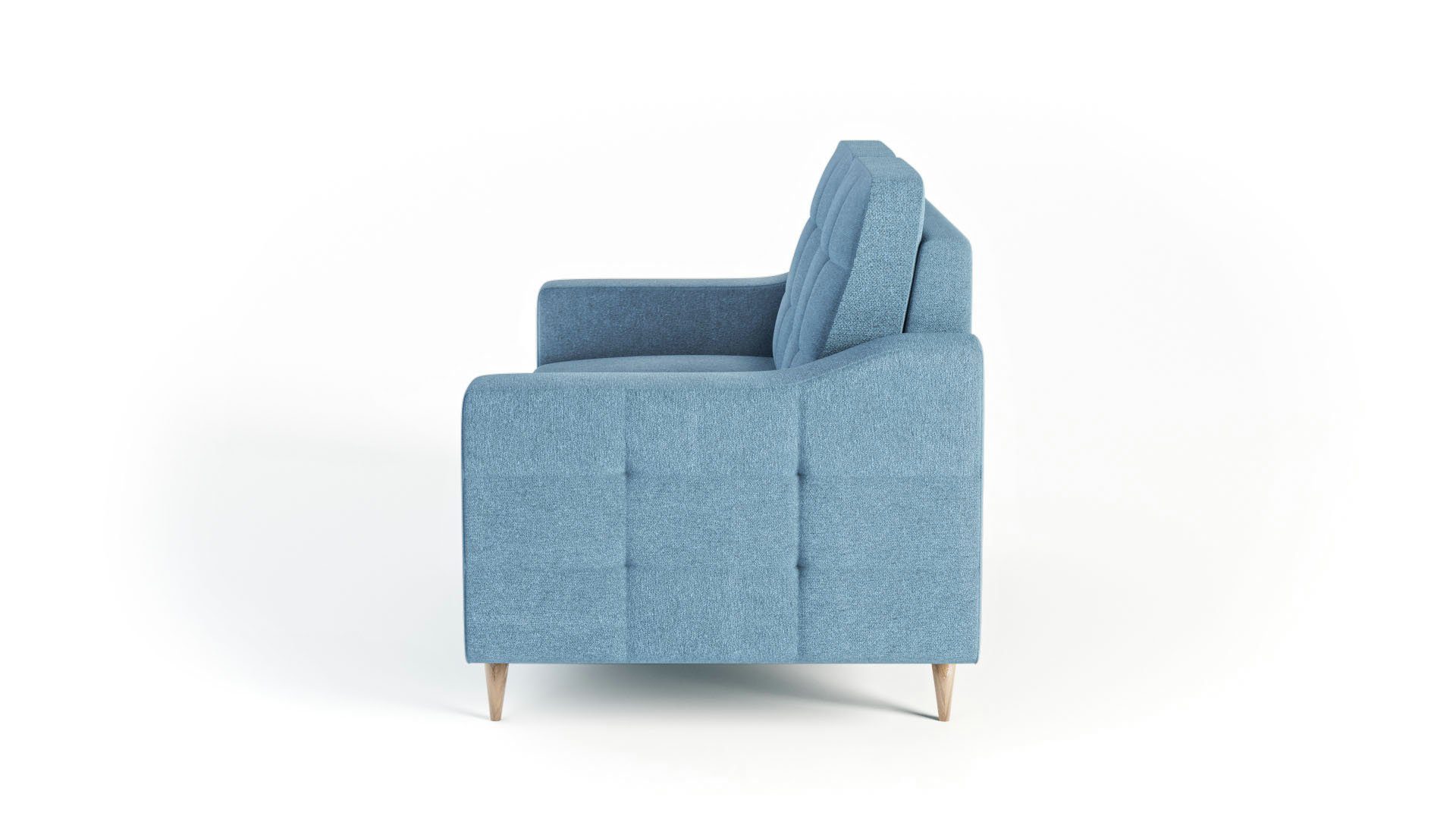 Blau Siblo Zweisitzer-Sofa Sofa 2-Sitzer Zweisitziges 2 - Toro Gestepptes